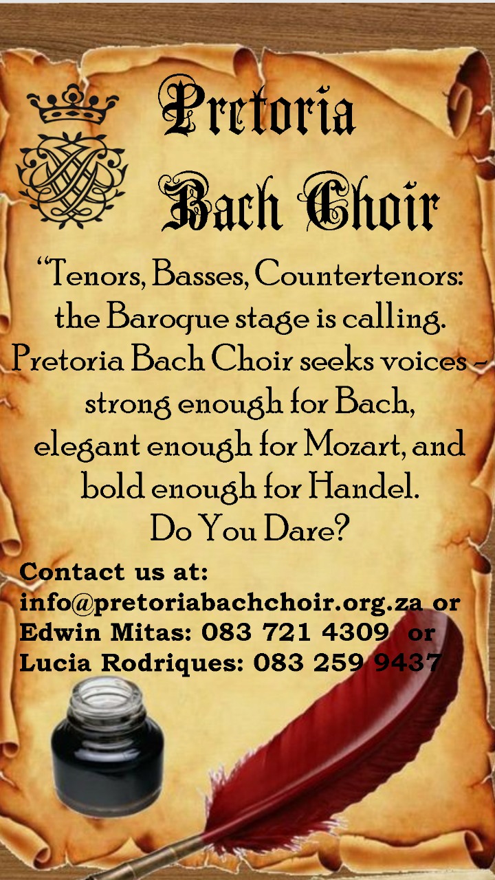 Special call for male voices